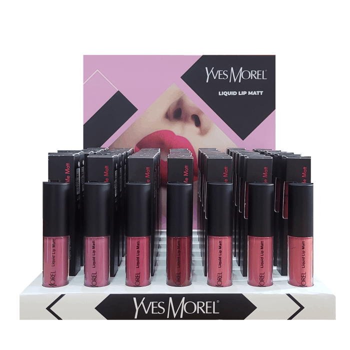 42 Pcs Liquid Lip Matte Lip Makeup Counter Display