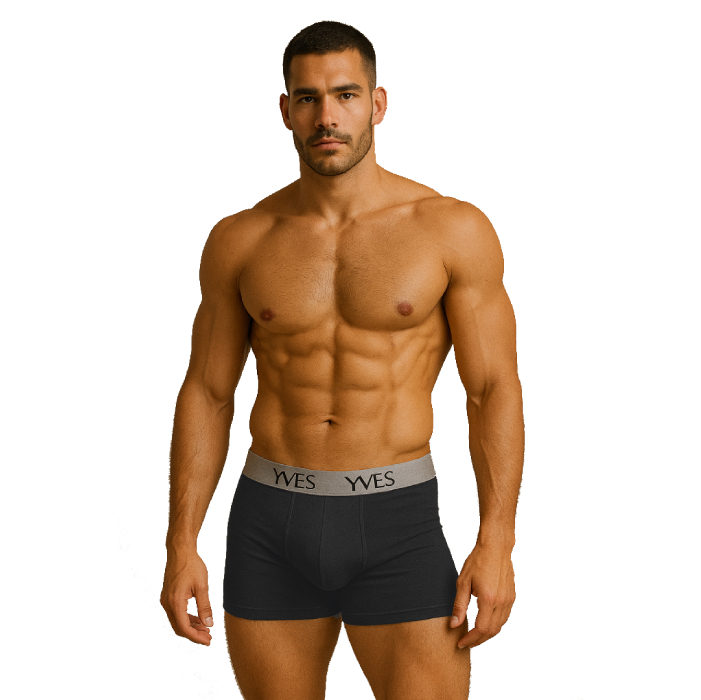 COTTON BOXER BLACK